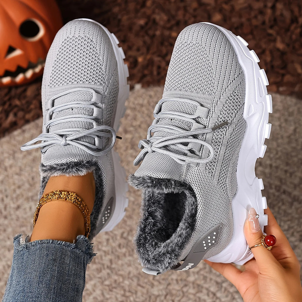 Zapatillas Deportivas de Invierno para Mujer - Suela Antideslizante