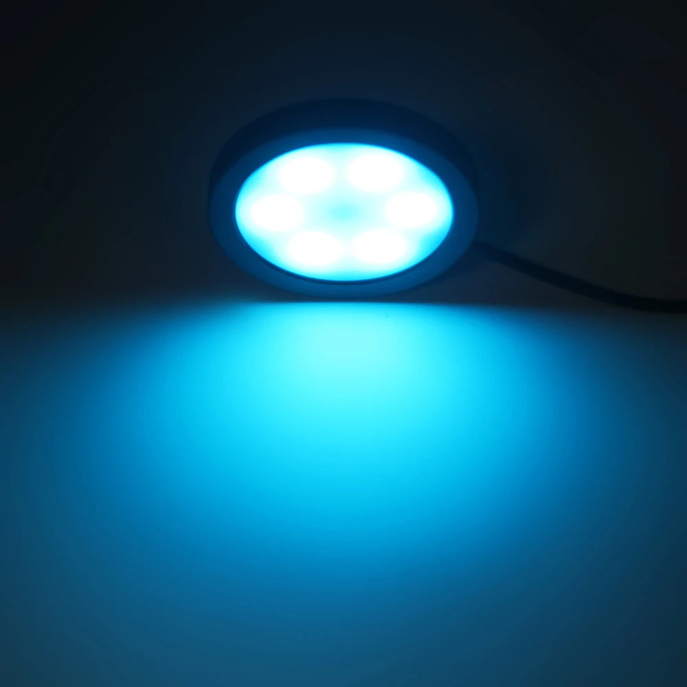 Luz RGB remota de 24 teclas para debajo de gabinete, interruptor USB de 5V, Kit de 1 2 4 6 luces, lámpara delgada para vitrina de cocina, acento de escritorio para Bar en casa
