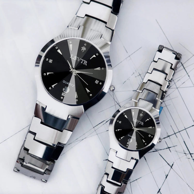 Reloj de Pareja YIKAZE Acero Inoxidable Resistente Agua