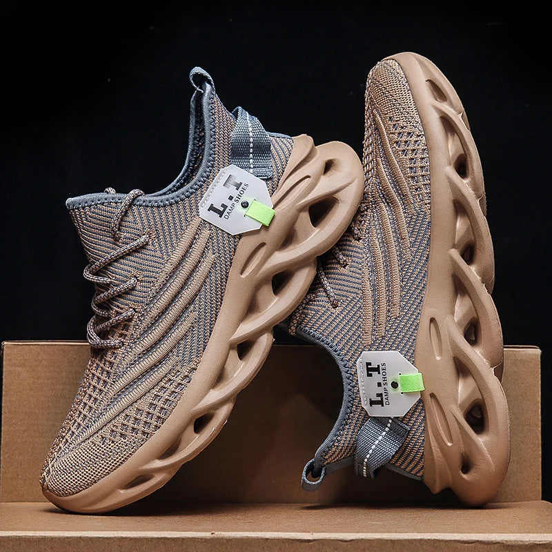 Zapatos deportivos informales de gran tamaño, zapatillas informales para hombre y mujer, nuevos zapatos impermeables para hombre, zapatos para correr ligeros, cómodos y transpirables