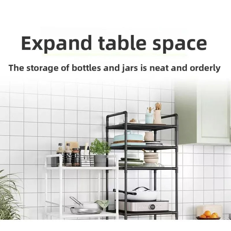 Carrito de almacenamiento multinivel para cocina y baño