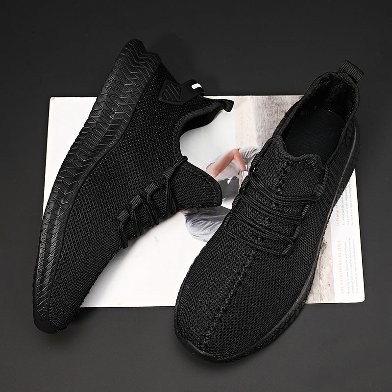 Zapatillas de correr transpirables para hombre, zapatos informales con plataforma a la moda para hombre, zapatos vulcanizados ligeros para mujer, zapatillas antideslizantes flexibles