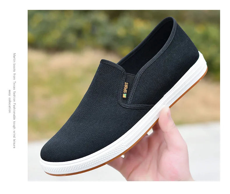 Zapatillas de Lona para Hombre sin Cordones | Livianas y Casuales