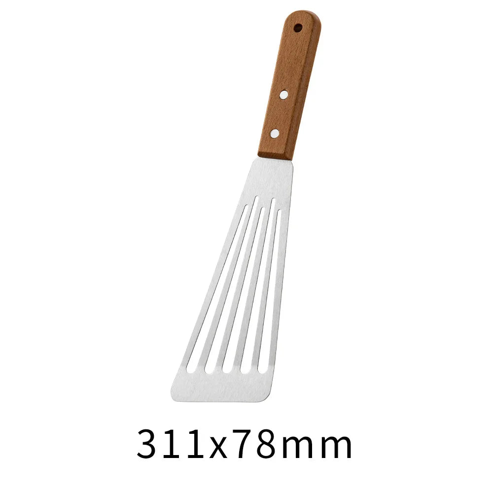 Espátula de Acero Inoxidable para Parrilla y Plancha