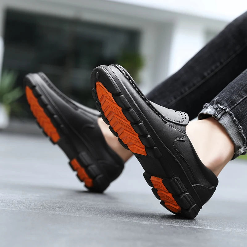 Zapatos de Chef Antideslizantes para Hombre — Suela EVA, Resistentes al Aceite