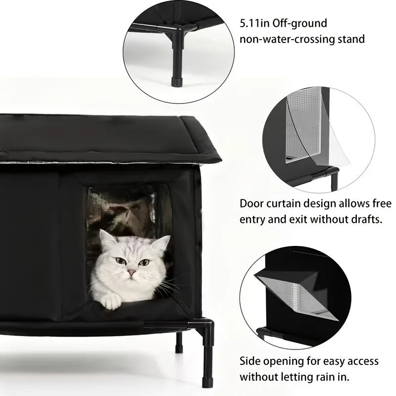 Casa Nido Térmica para Gatos - Refugio Impermeable Oxford