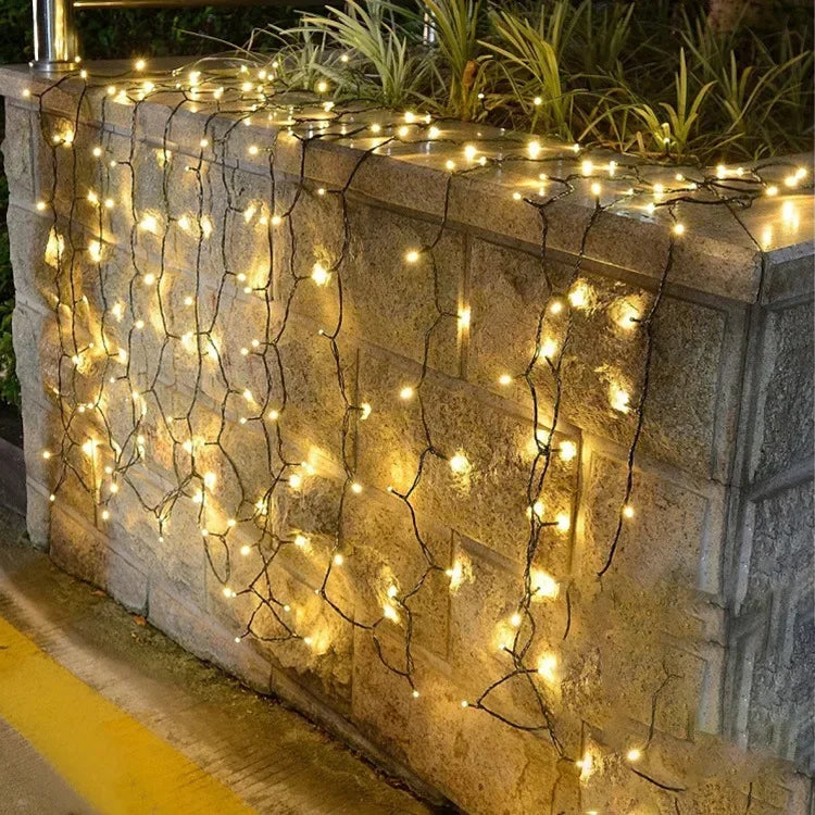 Cadena de Luces LED Solar para Jardín Exterior Decorativa