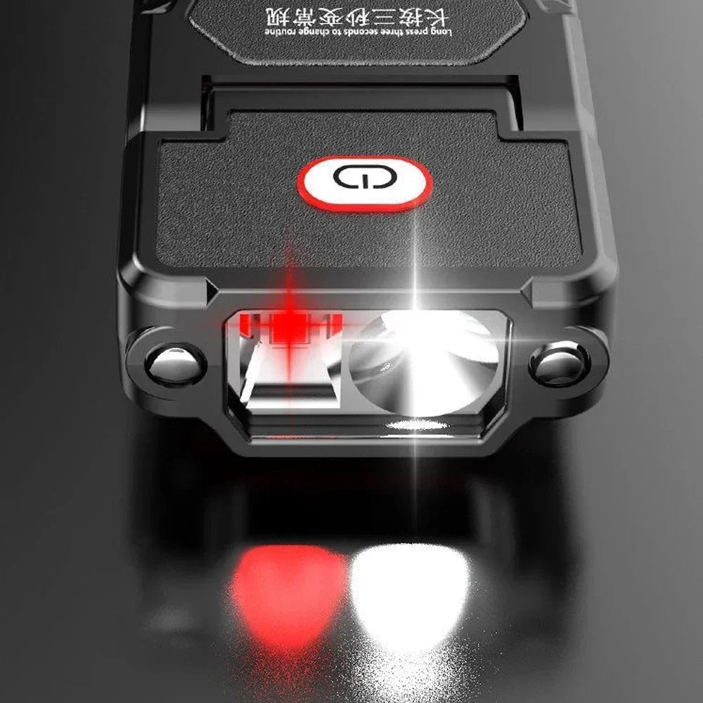 Faro LED con Clip para Sombrero Sensor Inteligente Recargable