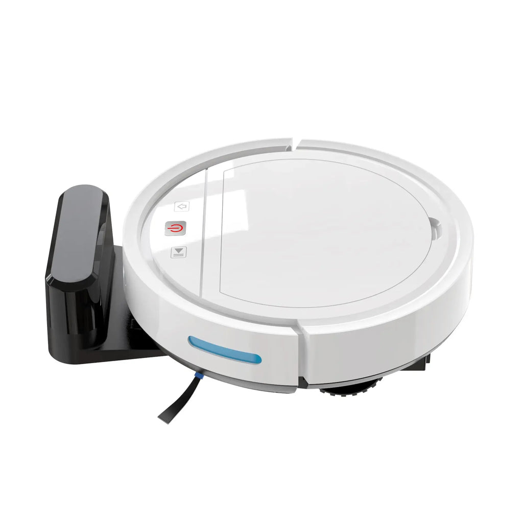 Robot Aspirador Inteligente con Control Remoto, Recarga Automática, Limpieza de Suelos