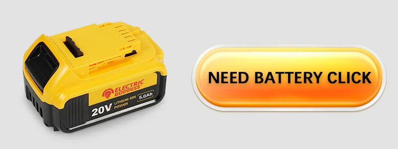 Soplador de aire eléctrico inalámbrico sin escobillas de diosa eléctrica, ventilador Turbo Jet, herramienta de soplado de polvo de mano para Dewalt, Pin de batería de 20V