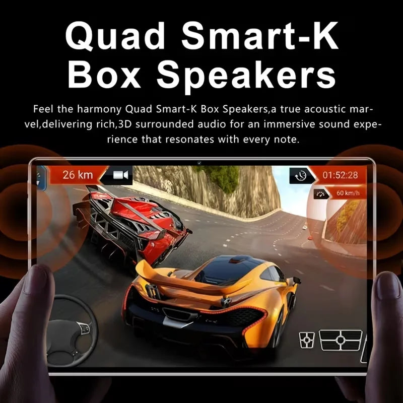 Tablet PC con Batería de 4000mAh, 8GB+256GB de Almacenamiento, Cámara HD, Sistema Operativo Android 15 para Entretenimiento y Negocios