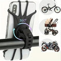 Soporte Universal para Teléfono Móvil de Bicicleta, Rotación de 360 Grados, Soporte de Silicona para GPS, Soporte para Cochecito de Bebé, Soporte para Manillar de Motocicleta
