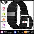 Smartwatch deportivo LIGE con monitor cardíaco, oxígeno en sangre y resistencia IP68