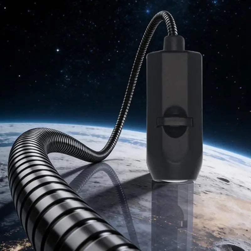 Lámpara de Proyección USB de 6-16 Pulgadas con Diseño de Luna y Tierra, Luz de Ambiente, Cielo Estrellado, Luz Nocturna Romántica para Dormitorio, Proyector de Galaxia