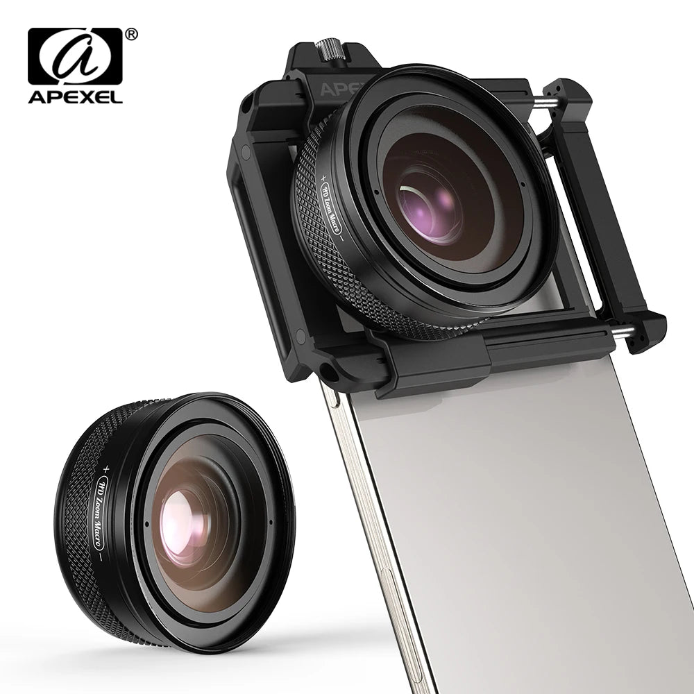 Lente Macro HD 10-20X para Teléfonos Inteligentes y Fotografía