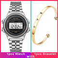 Reloj de Mujer Retro Pantalla LED Digital Deportivo