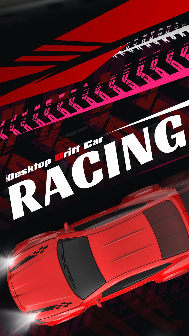 Auto de Drift RC 1:64 y 1:43 Control Remoto para Niños