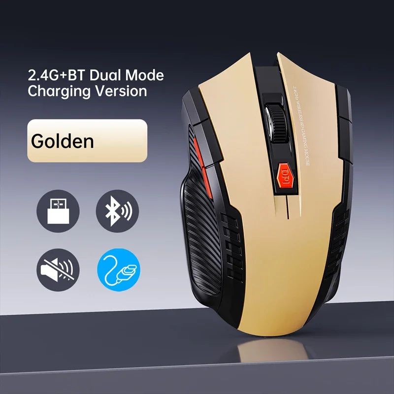 Ratón Inalámbrico Lenovo Modo Dual Bluetooth 2.4GHz Recargable