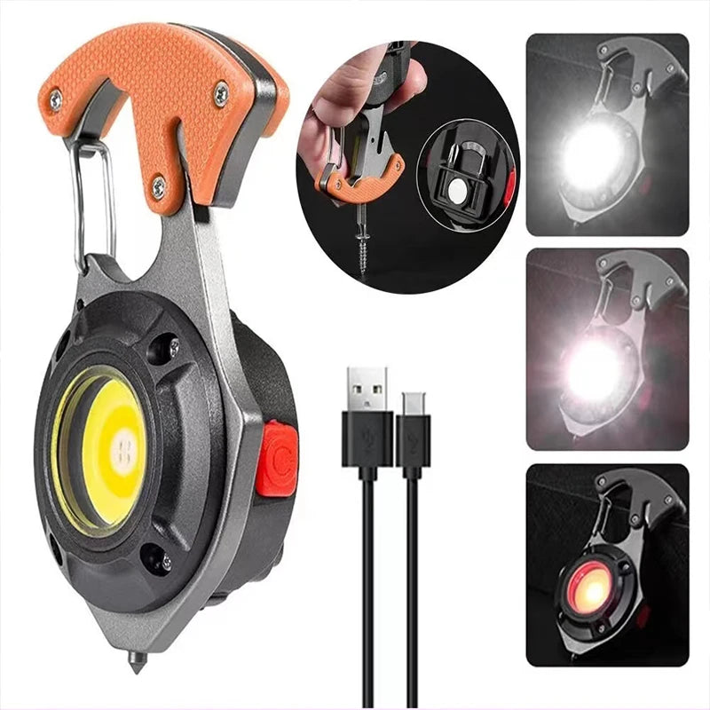 Micro Linterna LED Multiherramienta de Llavero