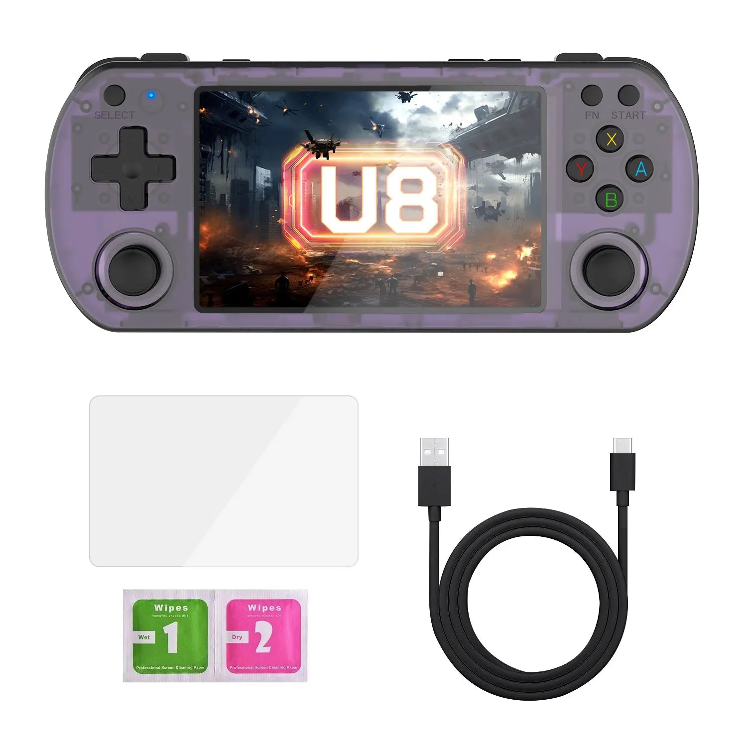 Consola de Videojuegos Retro U8, Pantalla IPS de 4.0 Pulgadas, 64G o 128G