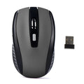 Ratón inalámbrico silencioso 2,4G, ratón óptico portátil para oficina, niveles de DPI ajustables para Notebook, PC, portátil, MacBook