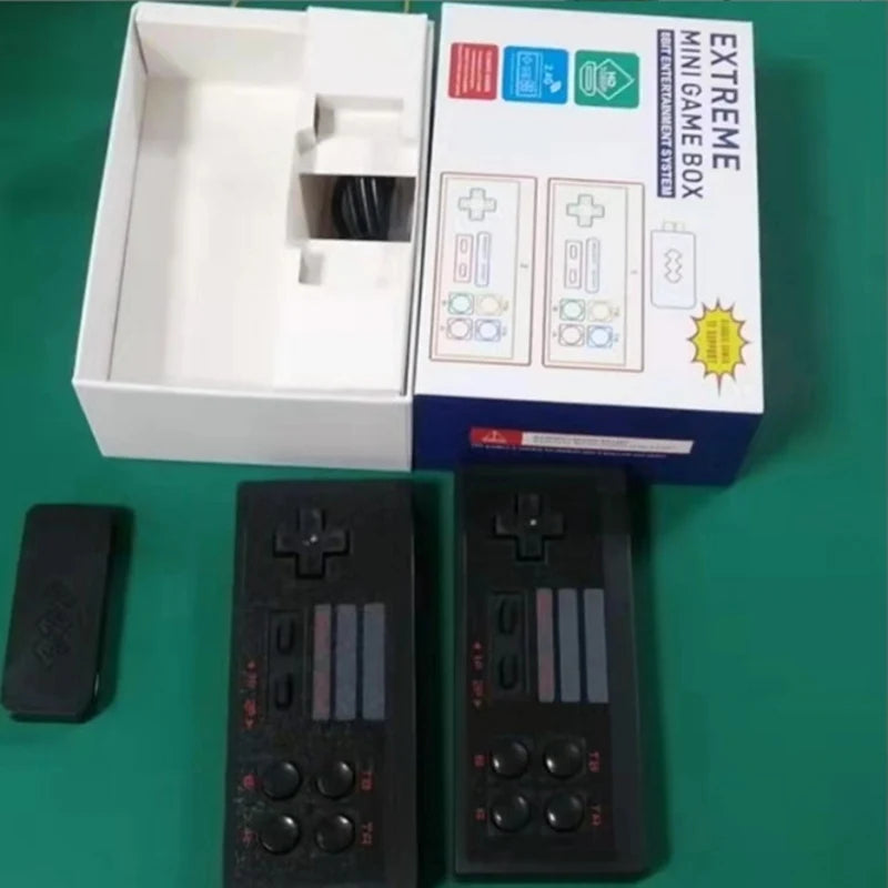 Consola de juegos de TV para el hogar, dispositivo inalámbrico HDMI de alta definición U-BOX u-treasure 818 para NES, Dendy retro, portátil, retro