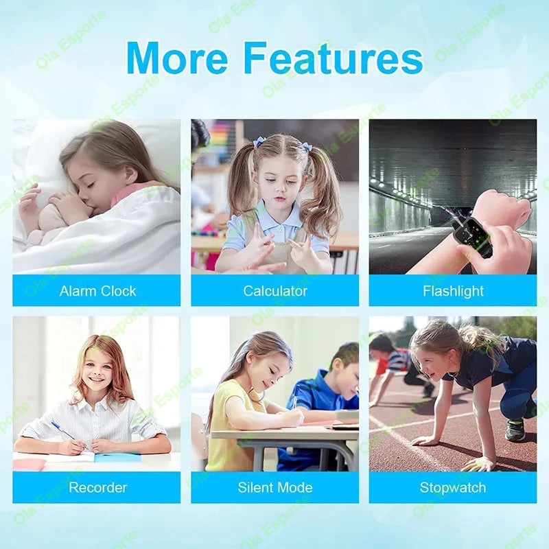 Reloj Inteligente GPS para Niños 2026, con Tarjeta SIM 2G, Llamada SOS, Cámara, Resistente al Agua, Regalo para Niños, Compatible con iOS y Android