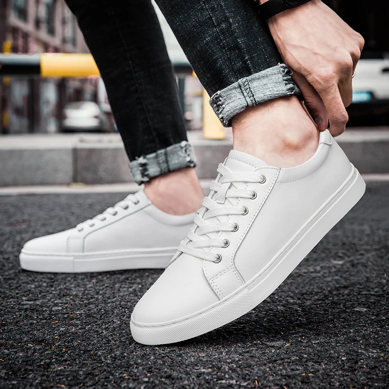 Zapatos Casuales de Cuero Genuino para Hombre | Planos Artesanales