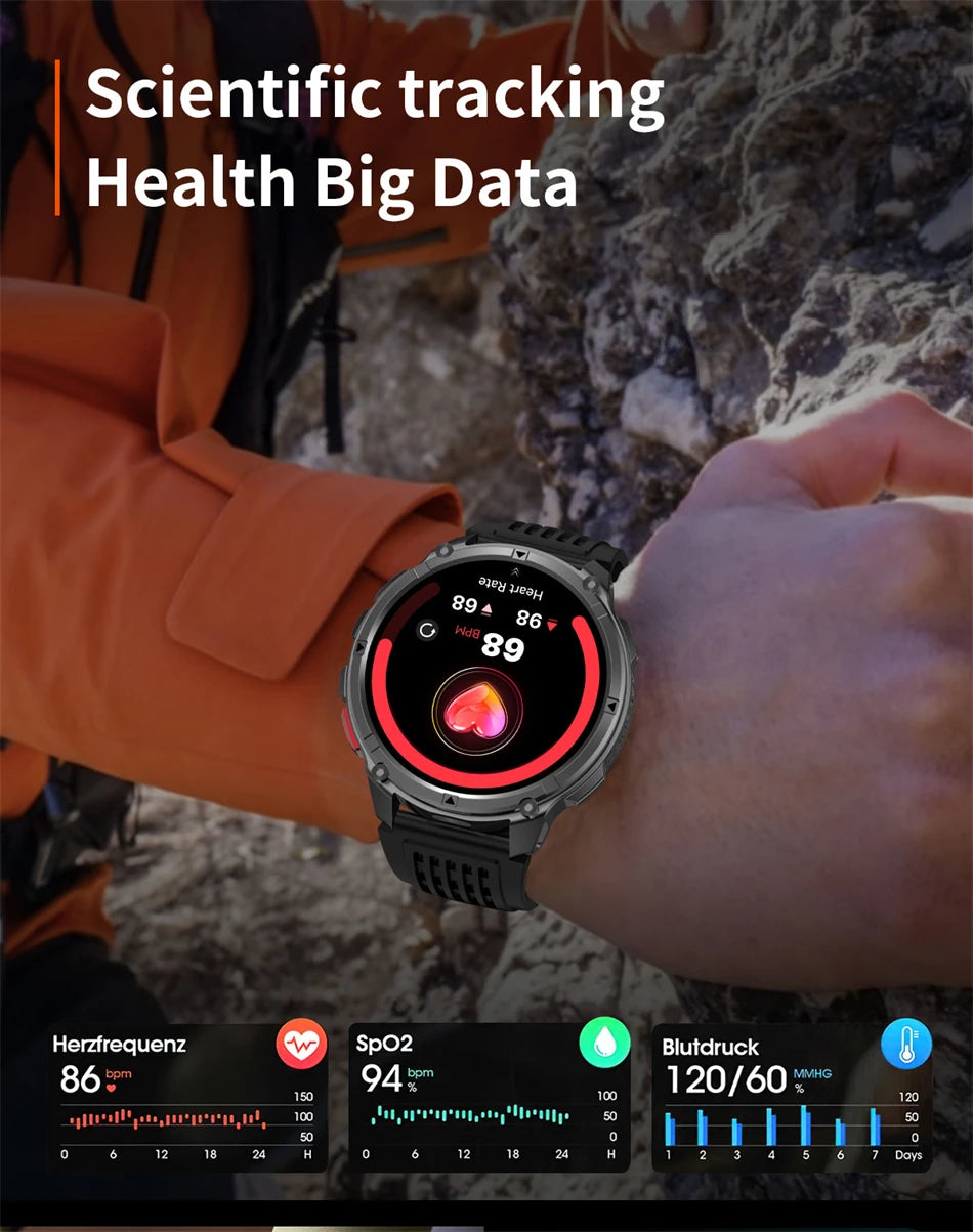 Reloj Inteligente Deportivo con GPS y Bluetooth
