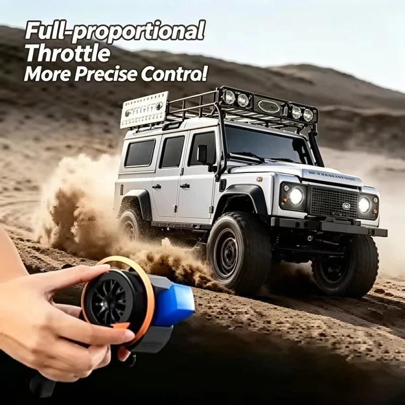 Coche RC 4WD 1:18 JIKEFUN con Batería de Litio y Luces