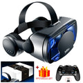 VRG Pro gafas de realidad Virtual VR dispositivos de auriculares Viar gafas de casco 3D lentes inteligentes para teléfono inteligente juego de teléfono móvil