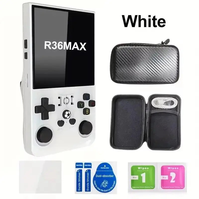 Consola de Videojuegos Retro R36MAX, Sistema Linux, Pantalla IPS 4.0 Pulgadas