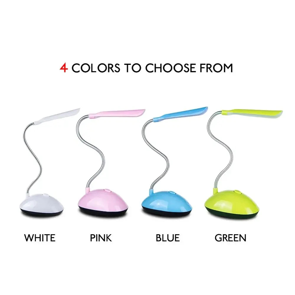 Lámpara LED de Lectura Portátil Flexible para Mesa