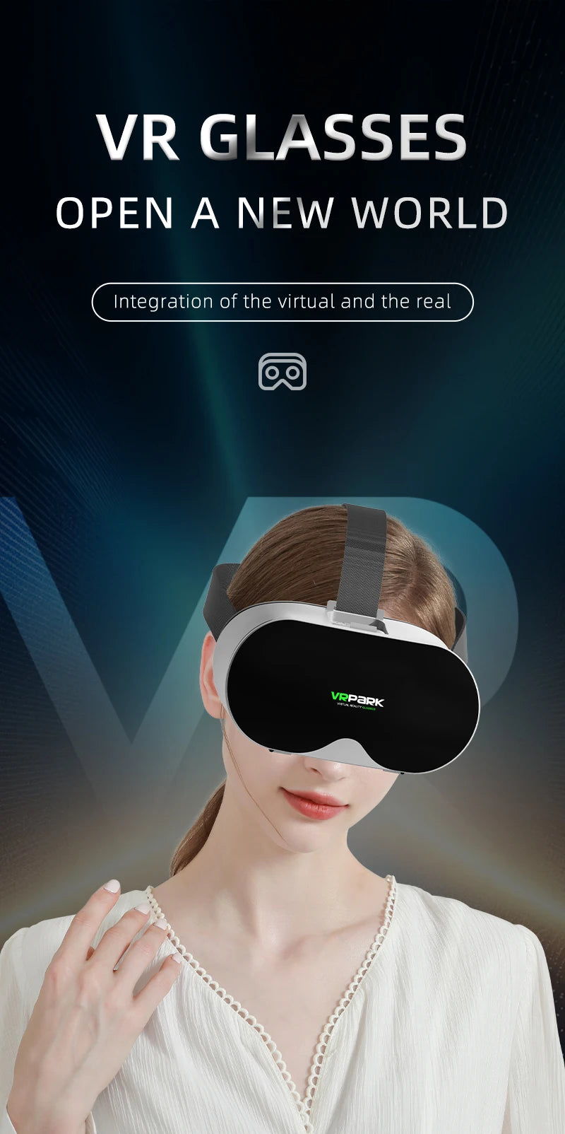 Gafas de Realidad Virtual 3D VR, Auriculares para Smartphone, Casco, Lentes para Teléfono Móvil, Dispositivo con Controlador para Videojuegos