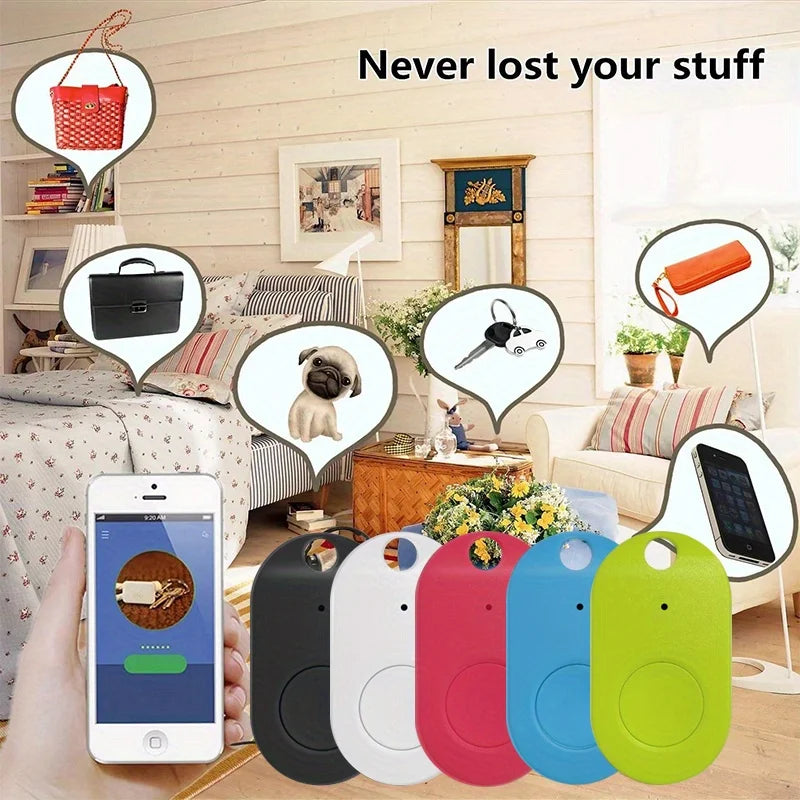 Dispositivo inteligente de seguimiento GPS portátil, localizador de llaves para perro, gato, BILLETERA, llavero, equipaje, 1 piezas