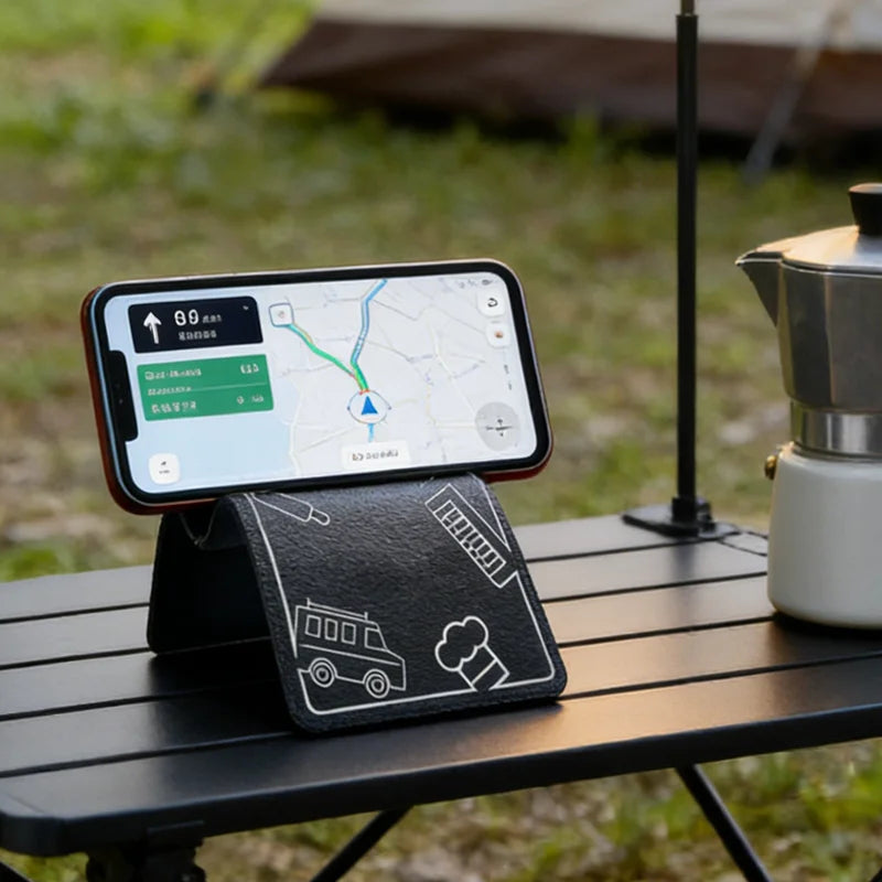 Soporte Universal Multifuncional Plegable para Teléfono, Diseño Graffiti, Soporte Ajustable de Escritorio para Todos los Teléfonos Móviles y Tabletas