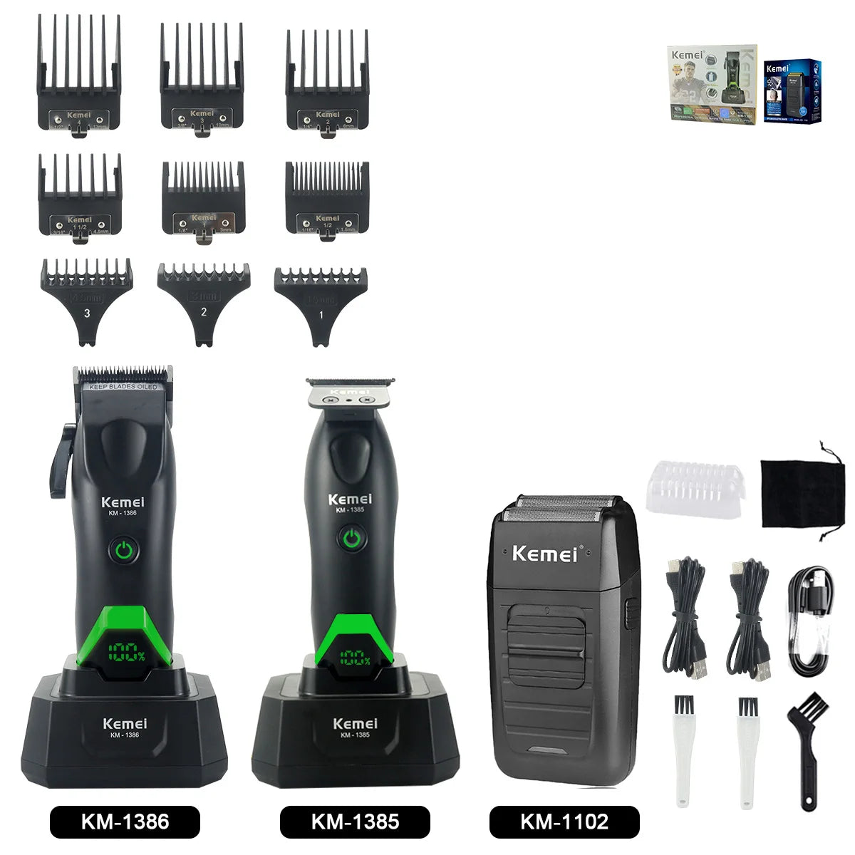 Cortadora de Pelo Profesional para Hombre, Cuchilla DLC, Motor DCM 7500 RPM