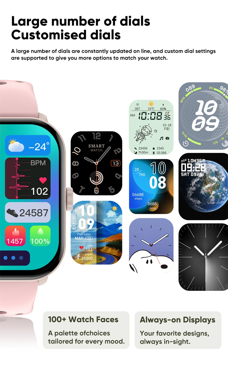Reloj Inteligente Serie 5 Global con AMOLED, GPS y Llamadas Bluetooth