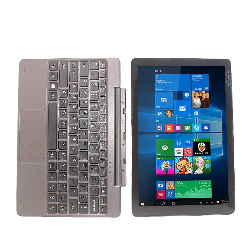 Tableta Remax-101 de 10.1 Pulgadas con Windows 10 de 64 Bits, CPU Intel Z8350, 2 GB de RAM DDR, 32 GB de ROM, Pantalla IPS de 1280 x 800 y Teclado Desmontable