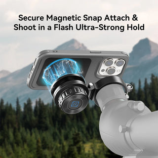 Adaptador Magnético APEXEL para Ocular de Telescopio y Celular