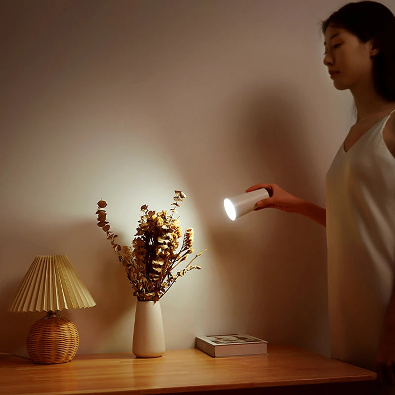 Lessdot-Lámpara de escritorio de lectura multifuncional 4 en 1, lámpara de escritorio magnética portátil, luz nocturna de atardecer, luz de ambiente colgante con carga USB