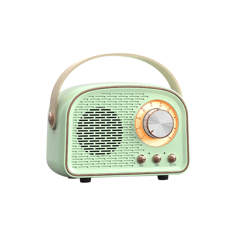 Retro Bluetooth Audio portátil inalámbrico Bluetooth Audio hogar al aire libre Mini altavoz