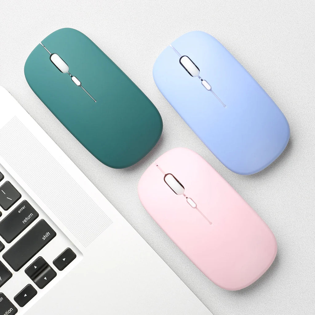 Ratón inalámbrico compatible con Bluetooth para iPad, Samsung, Huawei, Android, Windows, tableta, batería, ratón para ordenador portátil