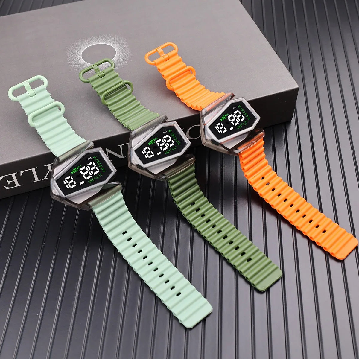 Reloj Digital Deportivo LED Táctil para Niños