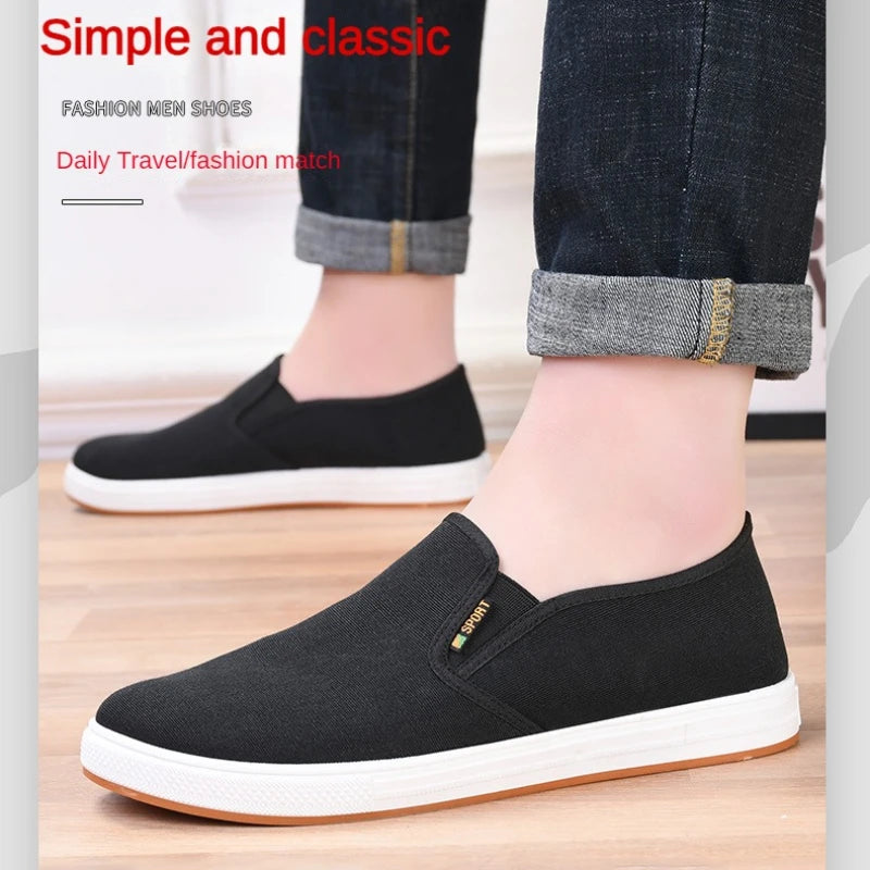 Zapatillas de Lona para Hombre sin Cordones | Livianas y Casuales