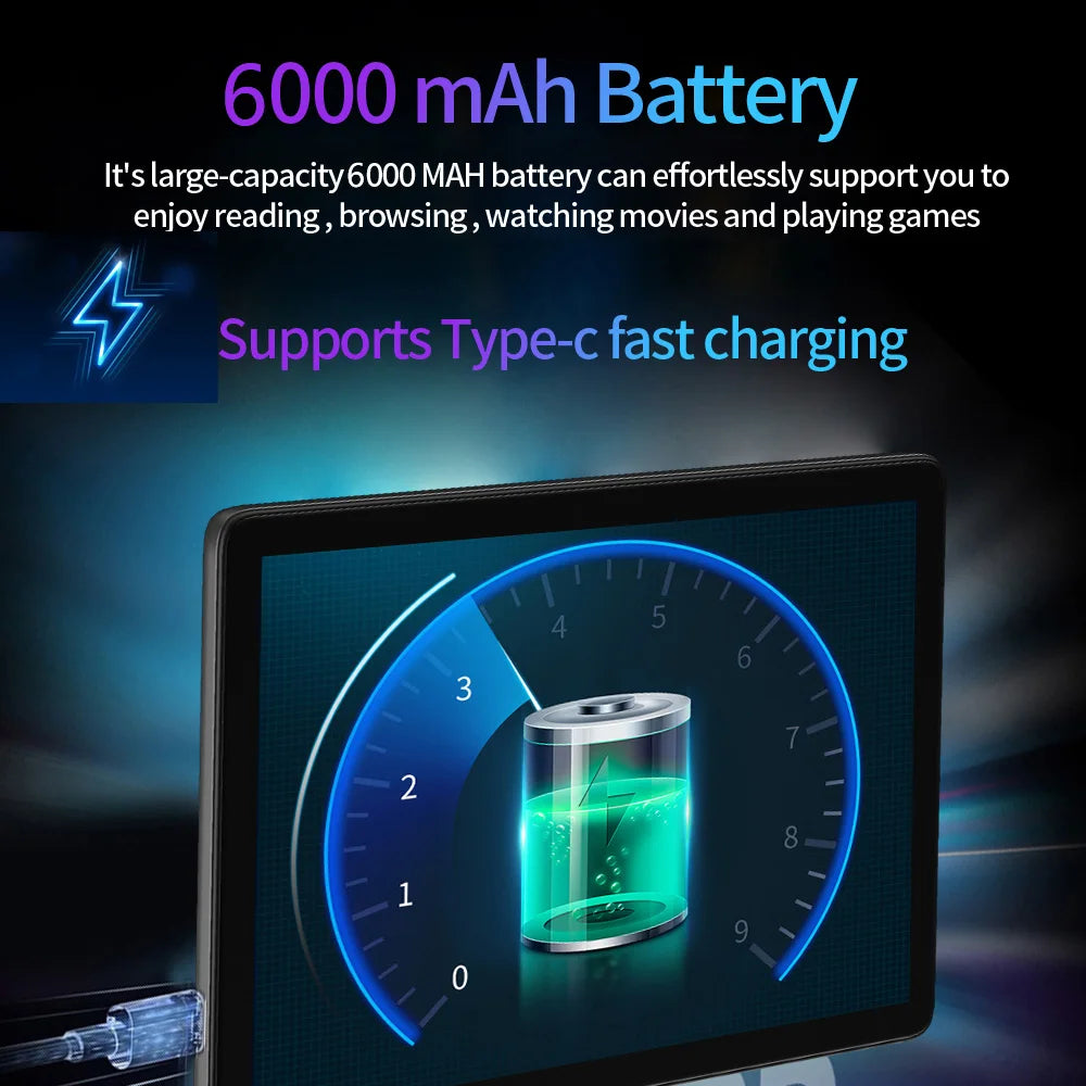 Tablet Android BDF 10.1 pulgadas Octa Core 4GB RAM 64GB doble SIM
