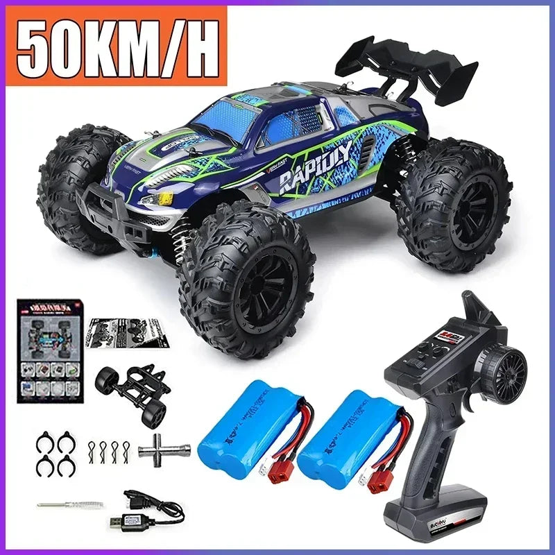 JJRC -Q130 sin escobillas de alta velocidad 70 KM/H4X4 todoterreno 2,4G 4WD Control remoto RC coche 4WD Racing Monster Racing Boy juguete para regalo 1:16