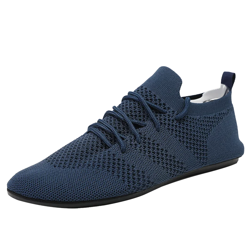 Zapatos informales con cordones para hombre, mocasines de malla transpirables para parejas, zapatillas informales ligeras y suaves para hombre, calzado para conducir al aire libre 36-47