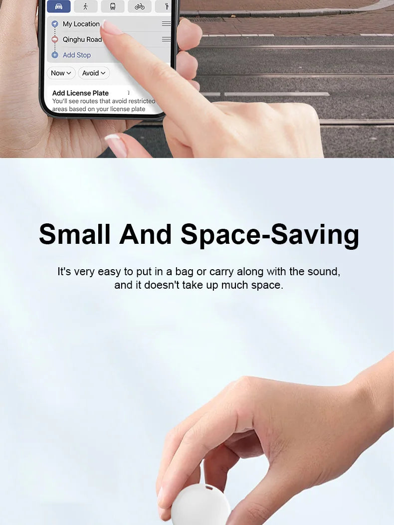 Mini Rastreador Inteligente Compatible con la Aplicación Apple Find My, Localizador Antipérdida para Mascotas, Perros, Gatos, Llaves, Carteras, Equipaje, Teléfonos, Niños, Ancianos