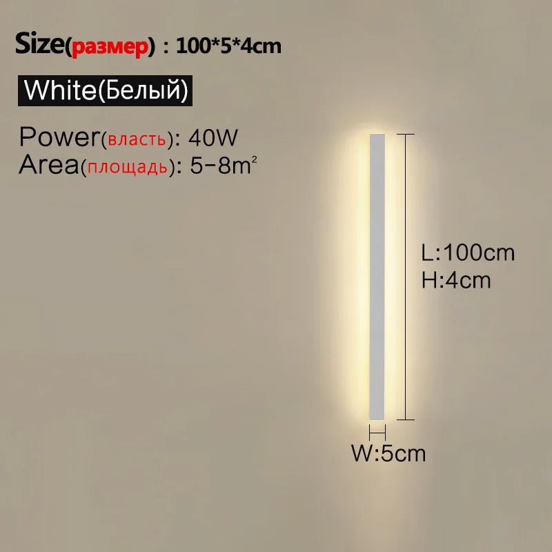 Lámpara de Pared LED IP65 Impermeable Exterior Jardín